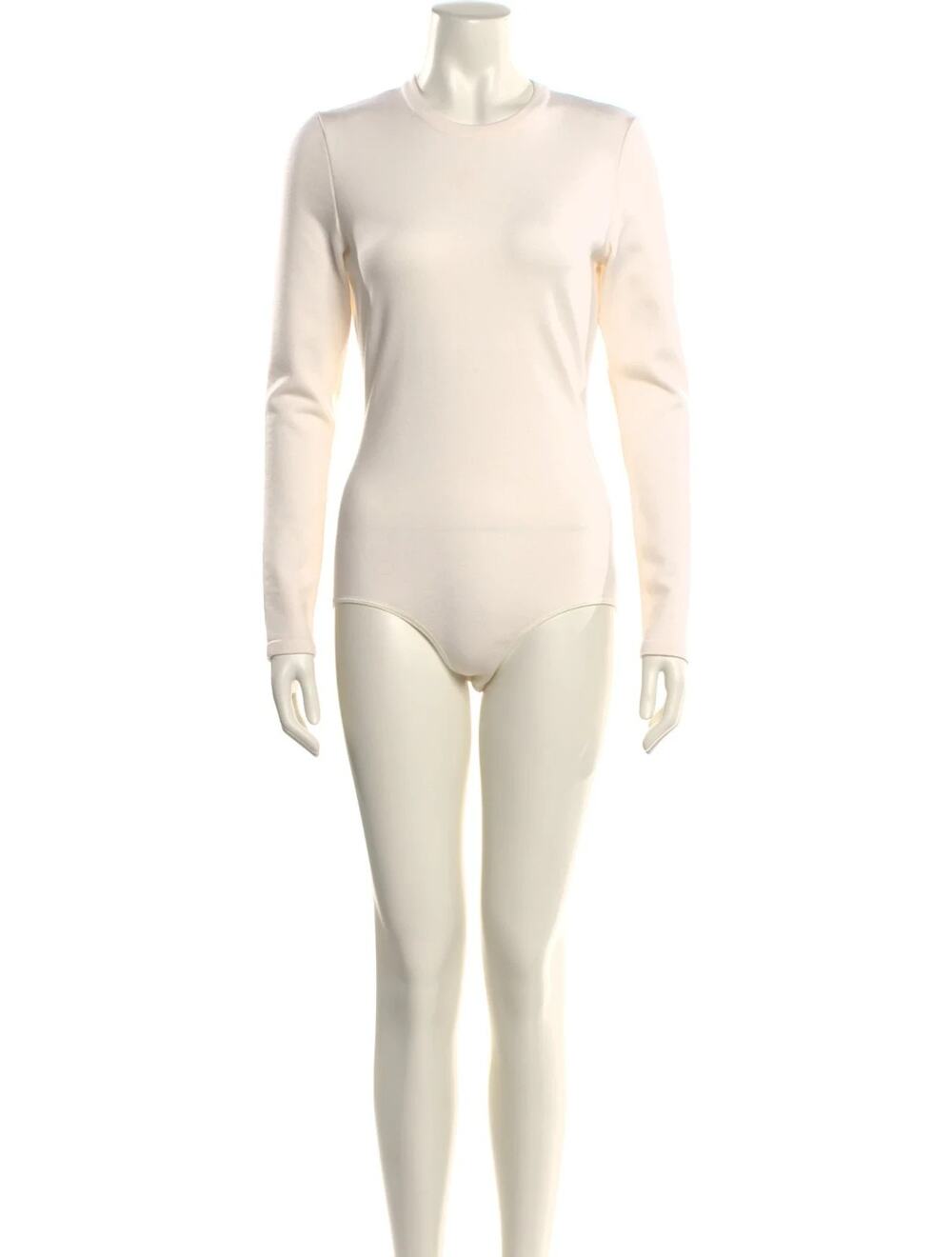 Alaia Wool Long Sleeve Bodysuit